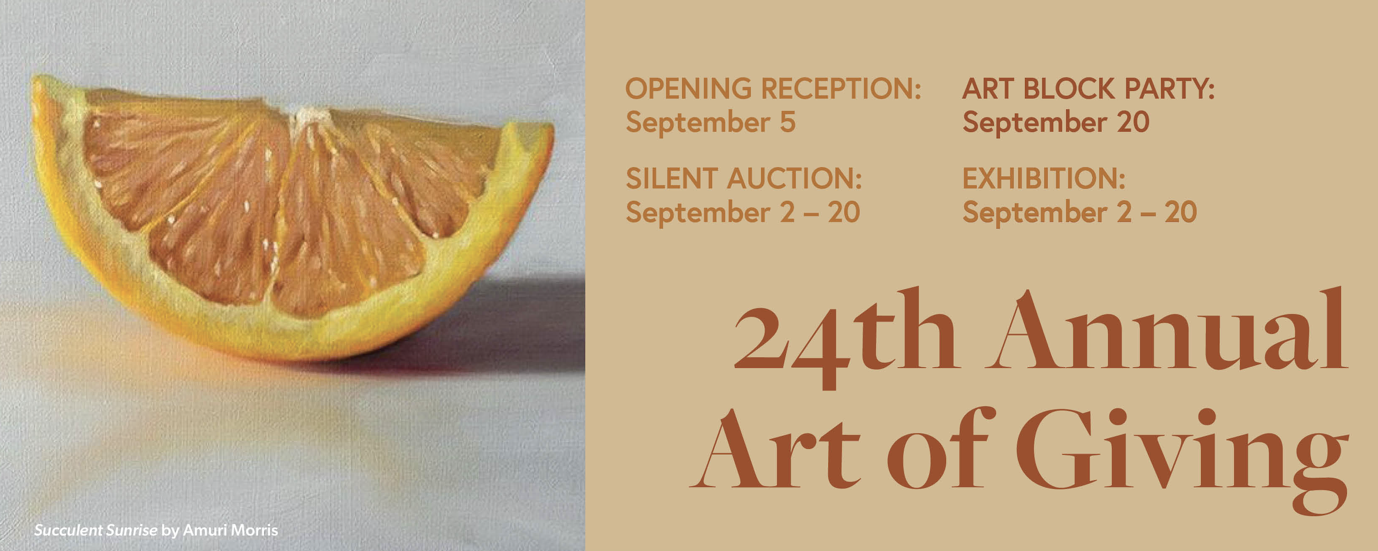 Campaign cover image for Art of Giving 2025