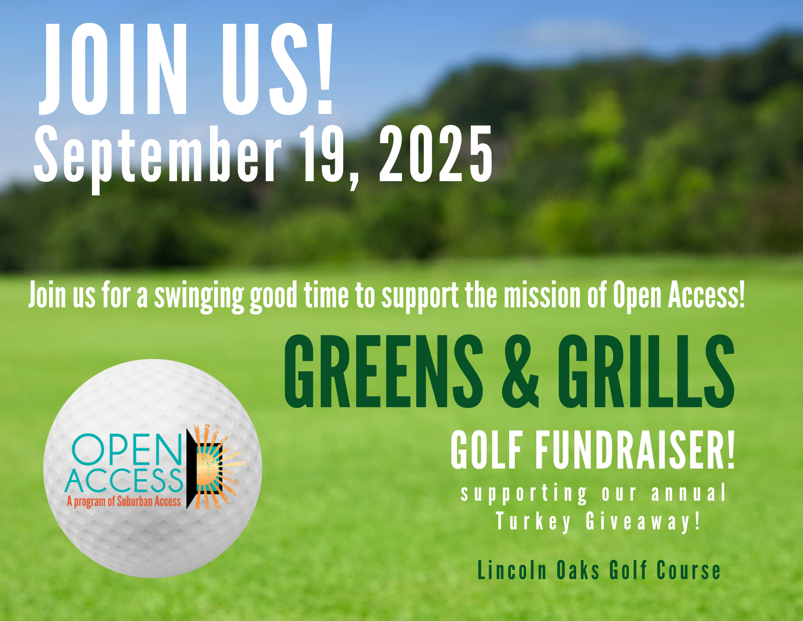 Campaign cover image for Greens & Grills Golf and Sponsorship 2025