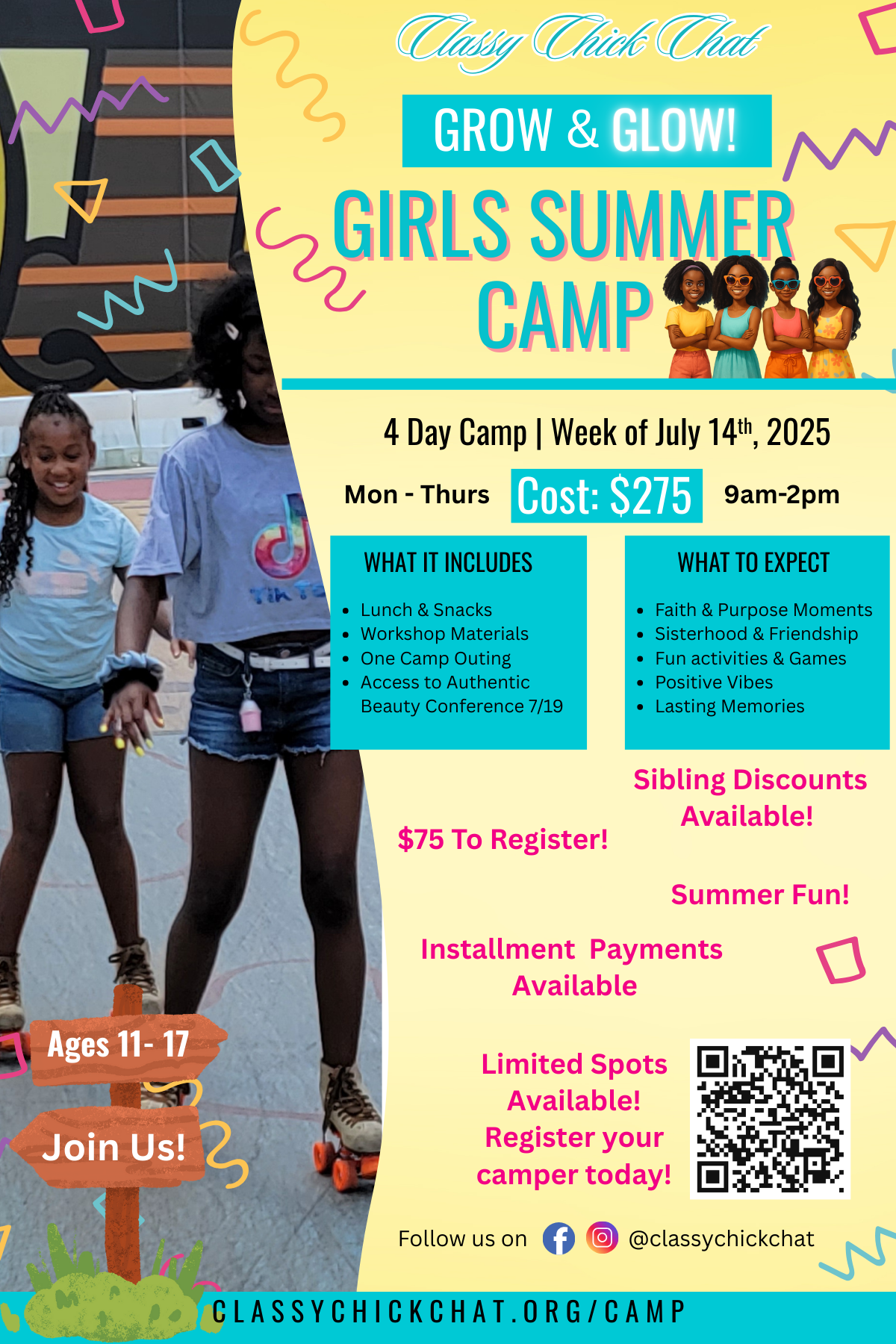 Campaign cover image for Grow & Glow Summer Camp