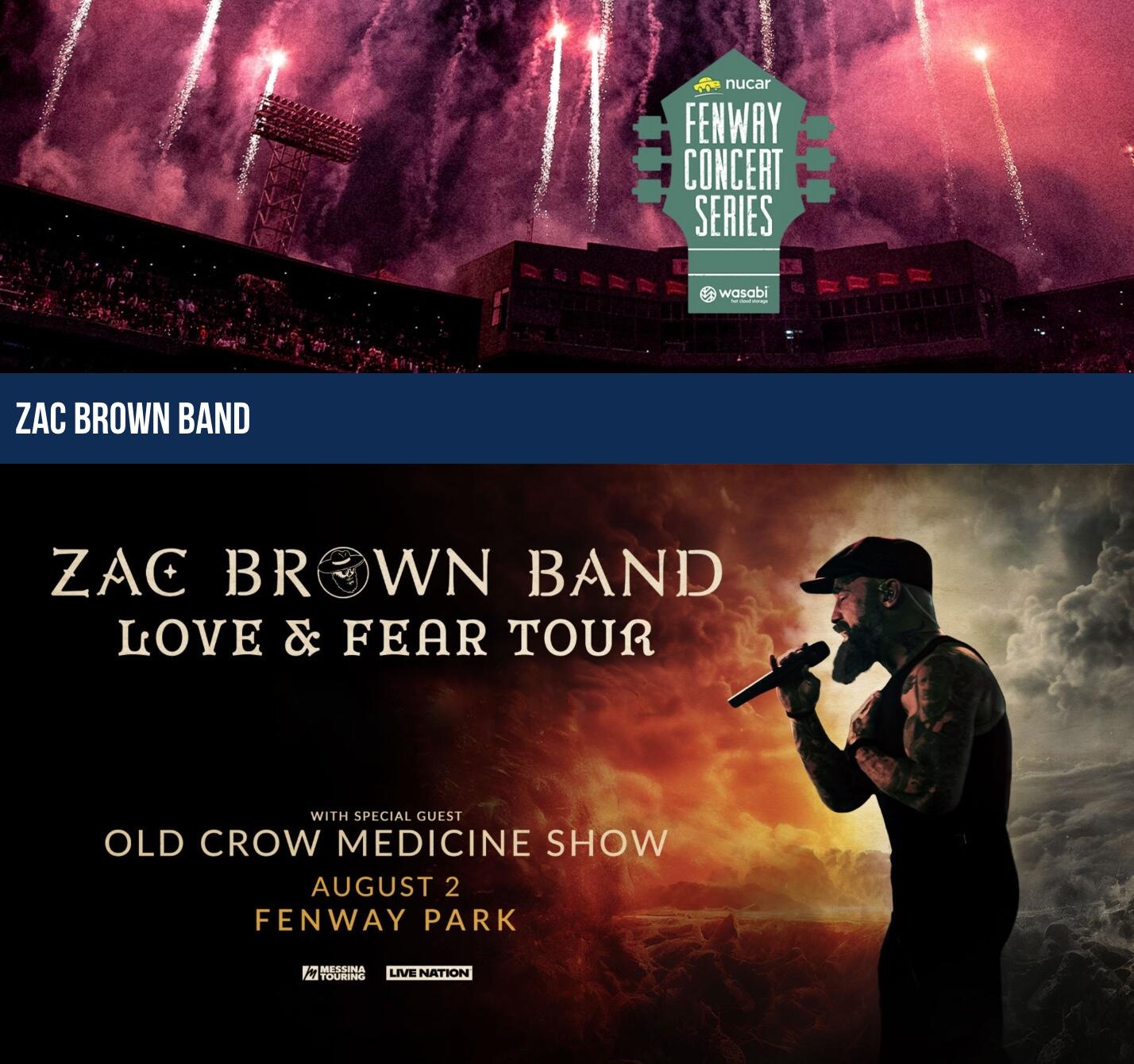 Campaign cover image for Join Us for Zac Brown Band @ Fenway for Foundation To Be Named Later's VIP Party August 2, 2026!