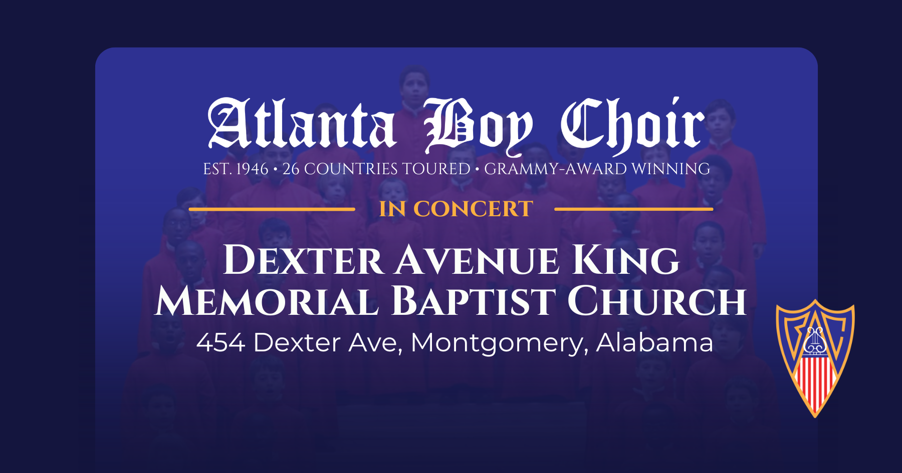Campaign cover image for The Atlanta Boy Choir in Concert