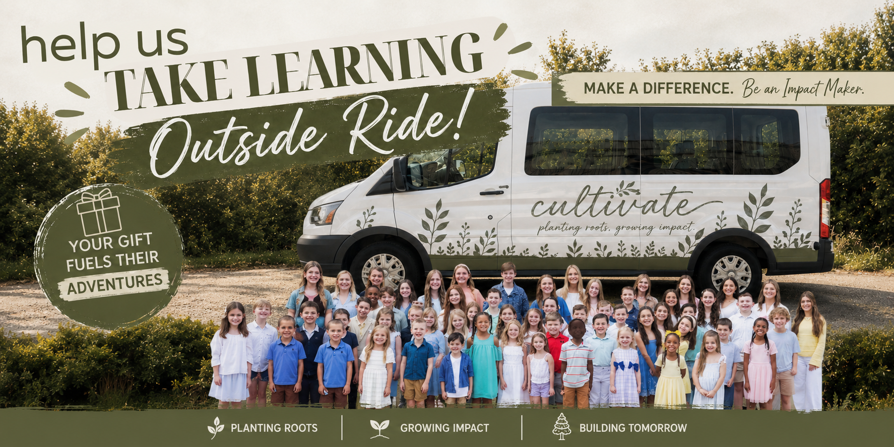 Campaign cover for take learning outside: RIDE campaign!