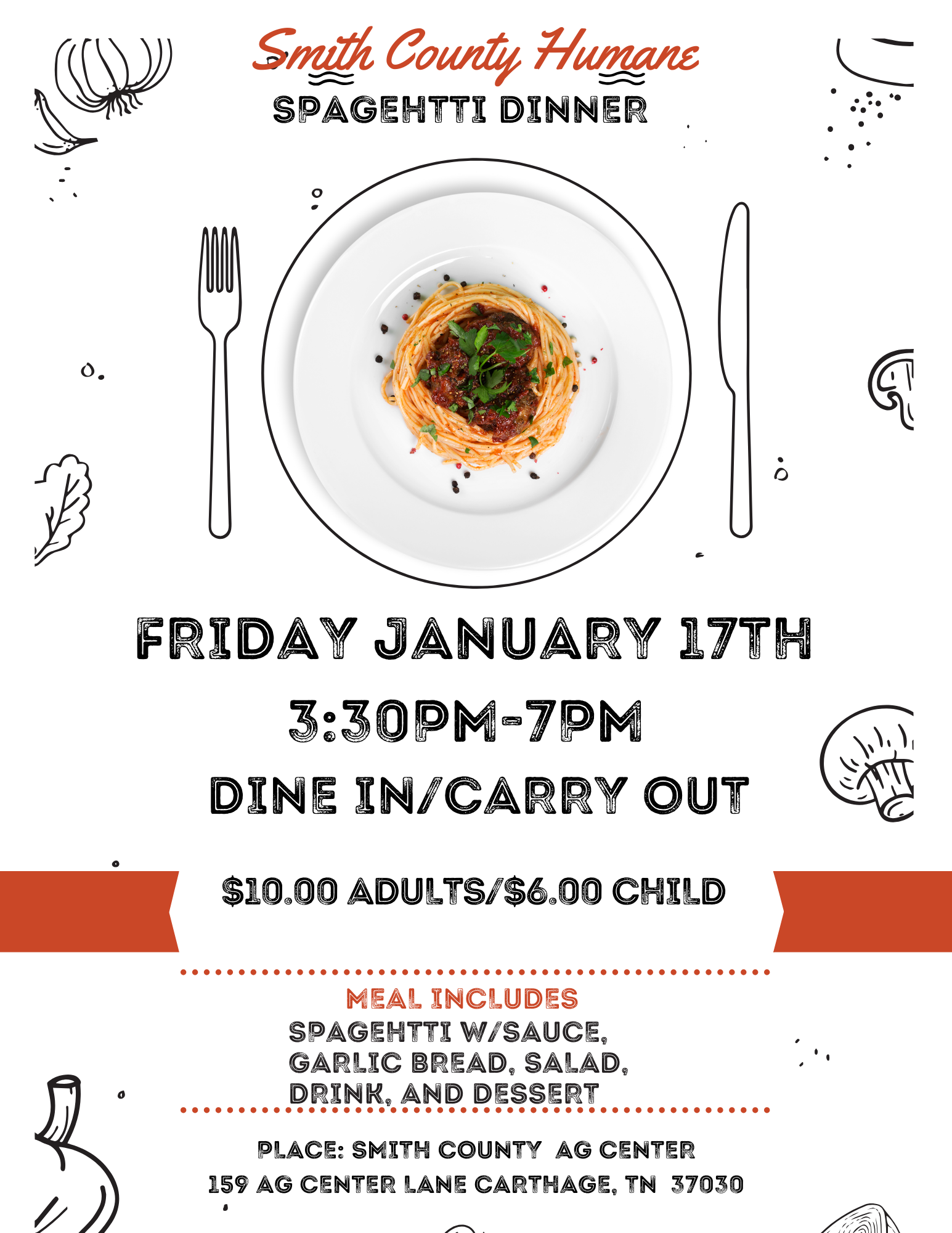 Campaign cover image for 2025 SCH Spaghetti Dinner