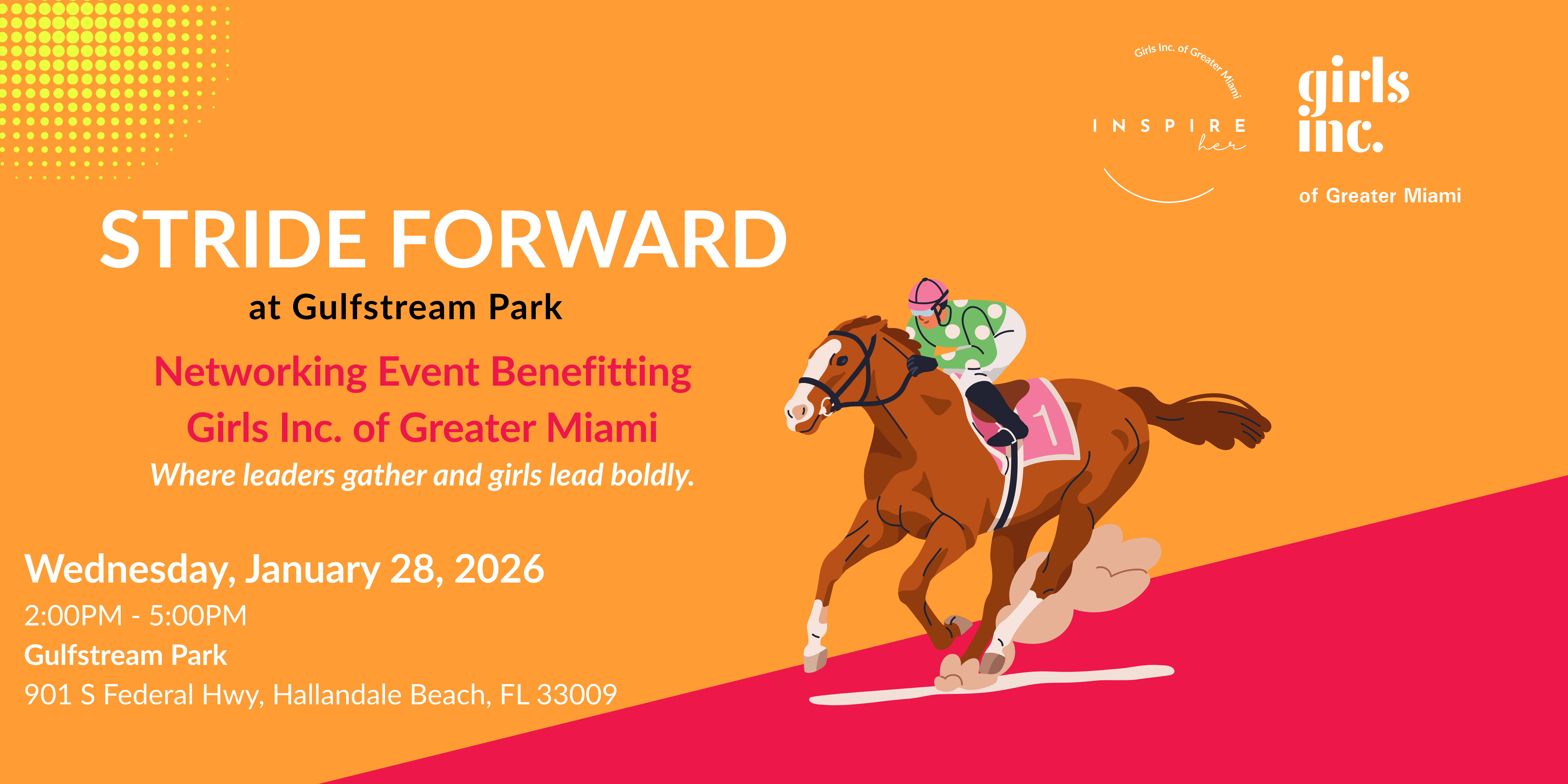 Campaign cover image for Stride Forward: Networking Event Benefitting Girls Inc. of Greater Miami