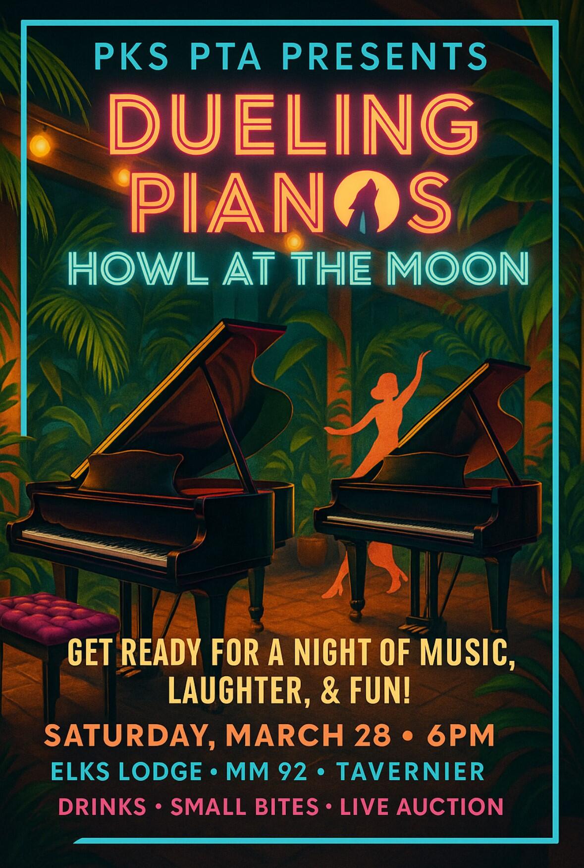 Campaign cover image for PKS Dueling Pianos by Howl at the Moon Fundraiser