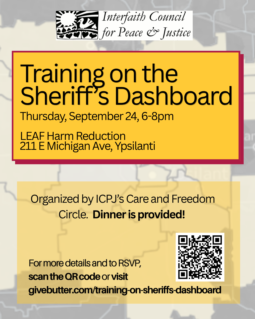 Campaign cover image for Training on the Sheriff's Dashboard