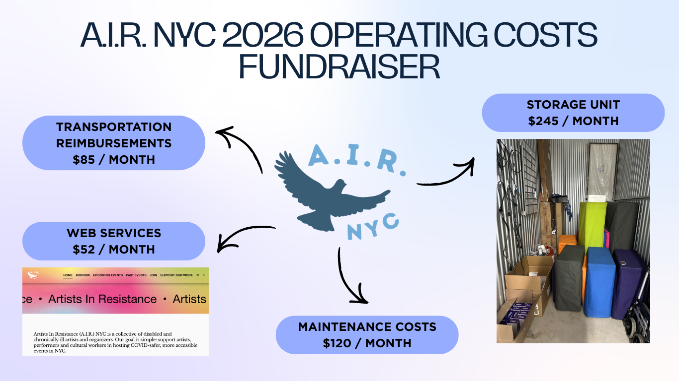 Campaign cover image for Artists in Resistance (A.I.R.) NYC 2026 Operating Costs Fundraiser