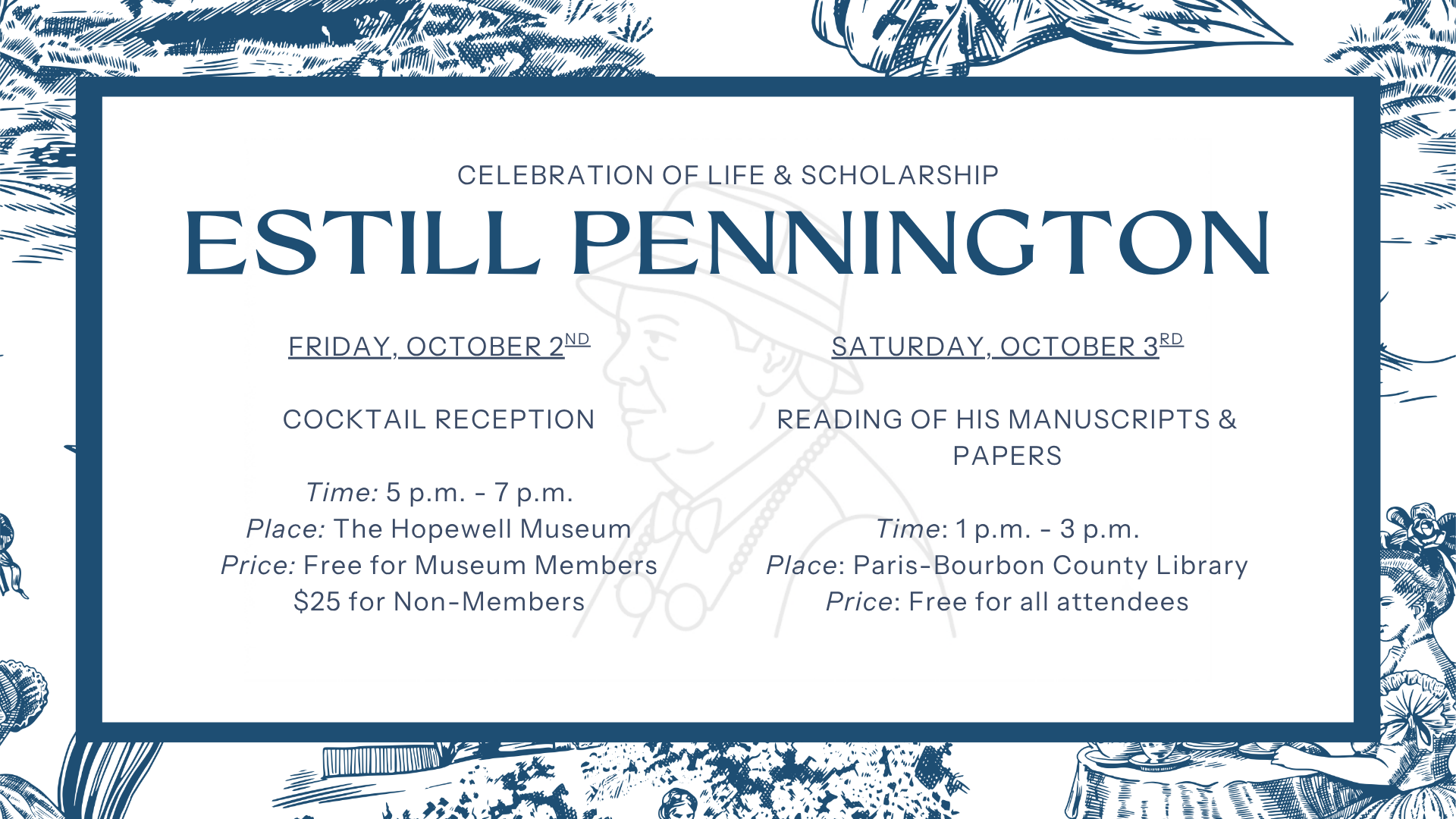 Campaign cover image for Celebration of Life - Estill Pennington
