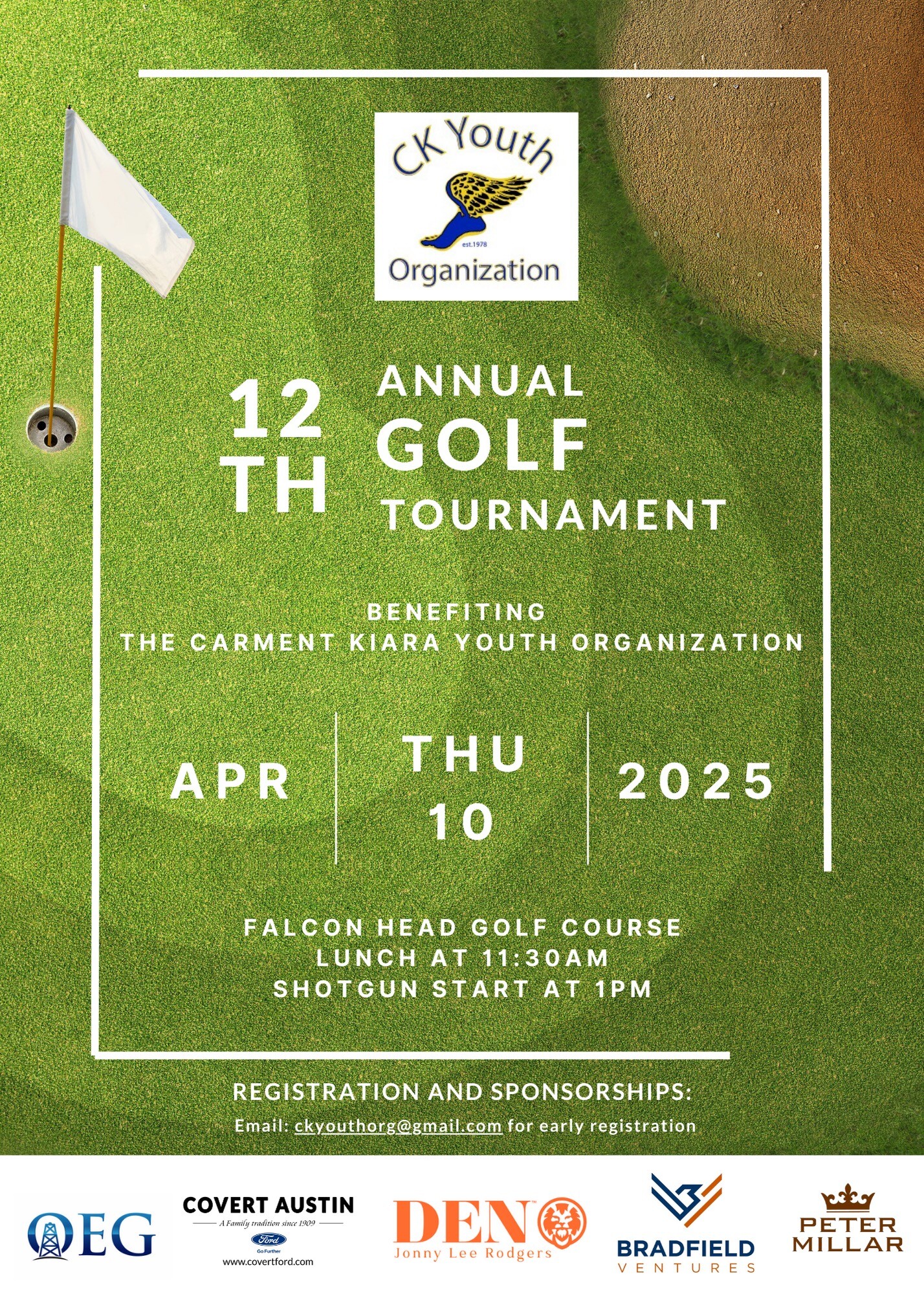 Campaign cover image for CK Youth 12th Annual Golf Tournament