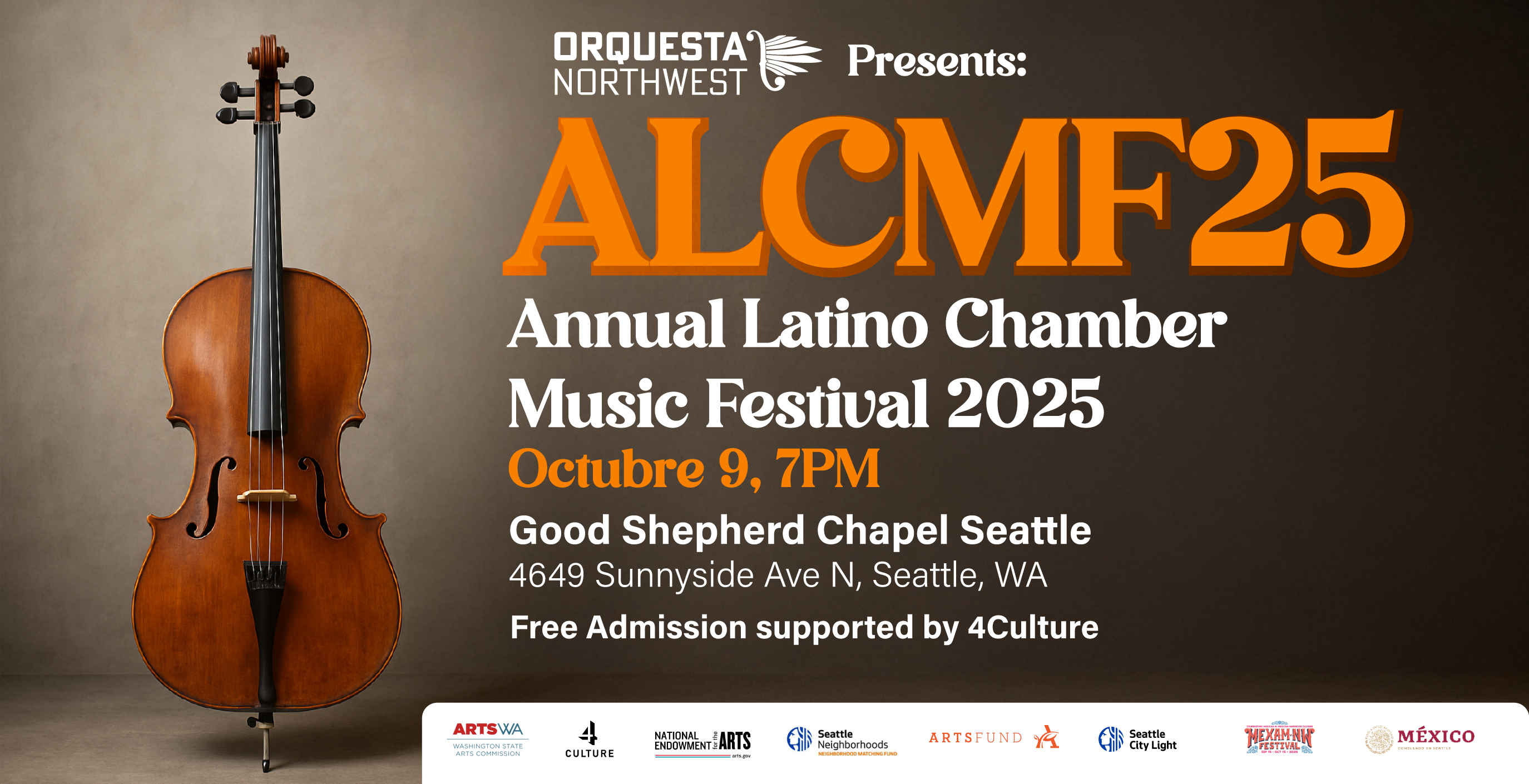 Campaign cover image for 2025 Latino Chamber Music Festival Concert no. 2