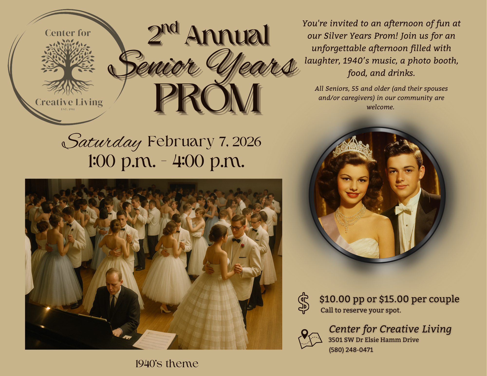 Campaign cover image for CCL Senior Years Prom 2026