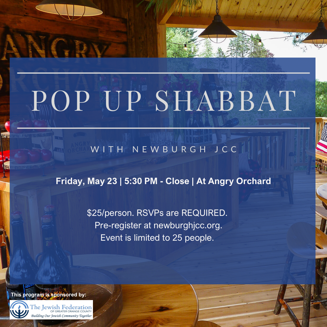 Campaign cover image for Pop Up Shabbat at Angry Orchard