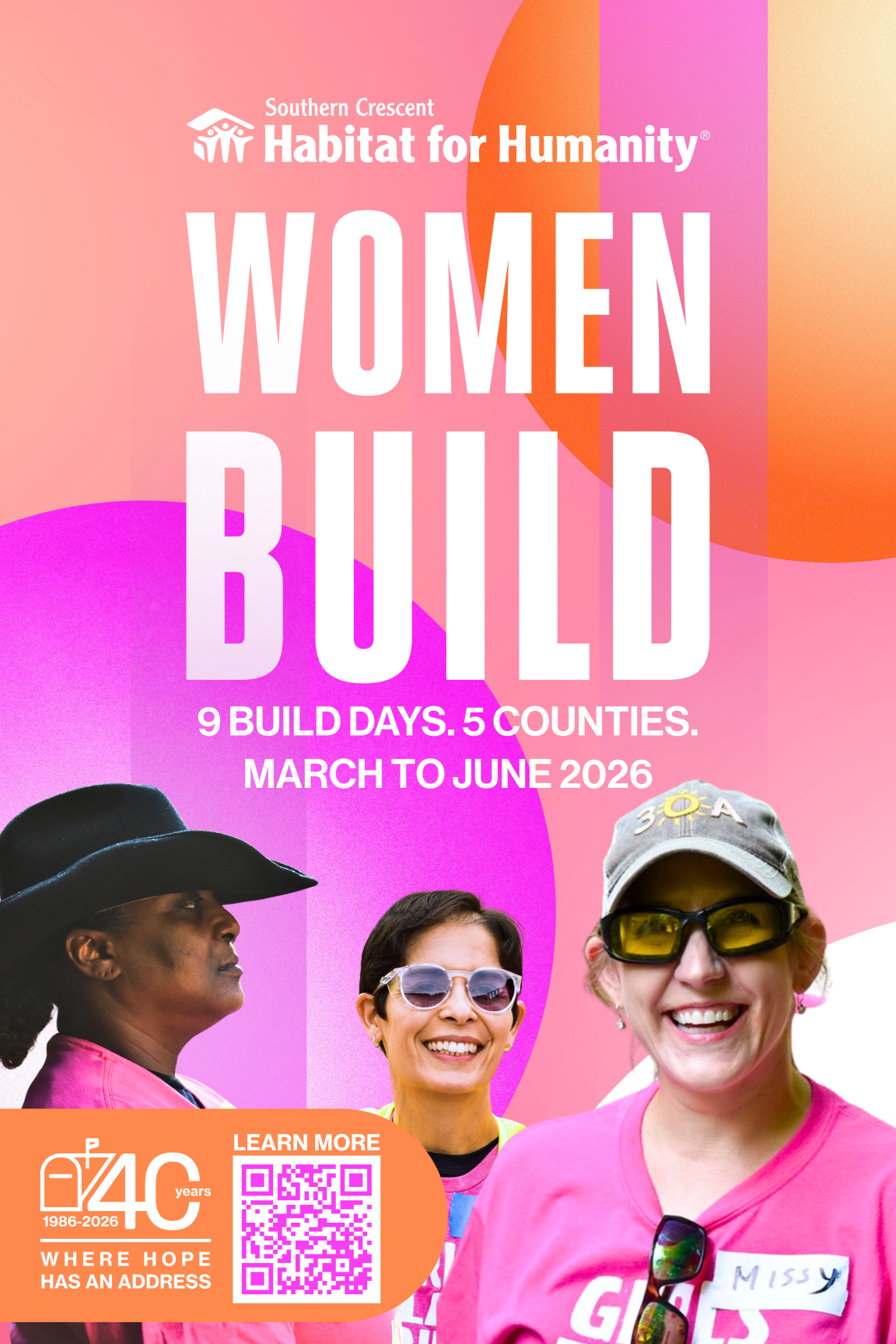 Campaign cover image for Women Build 2026: 9 Days. 5 Counties. One Mission.