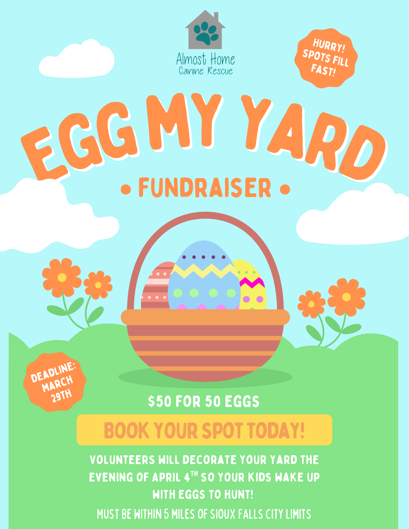 Campaign cover image for 2026 Egg My Yard Fundraiser!