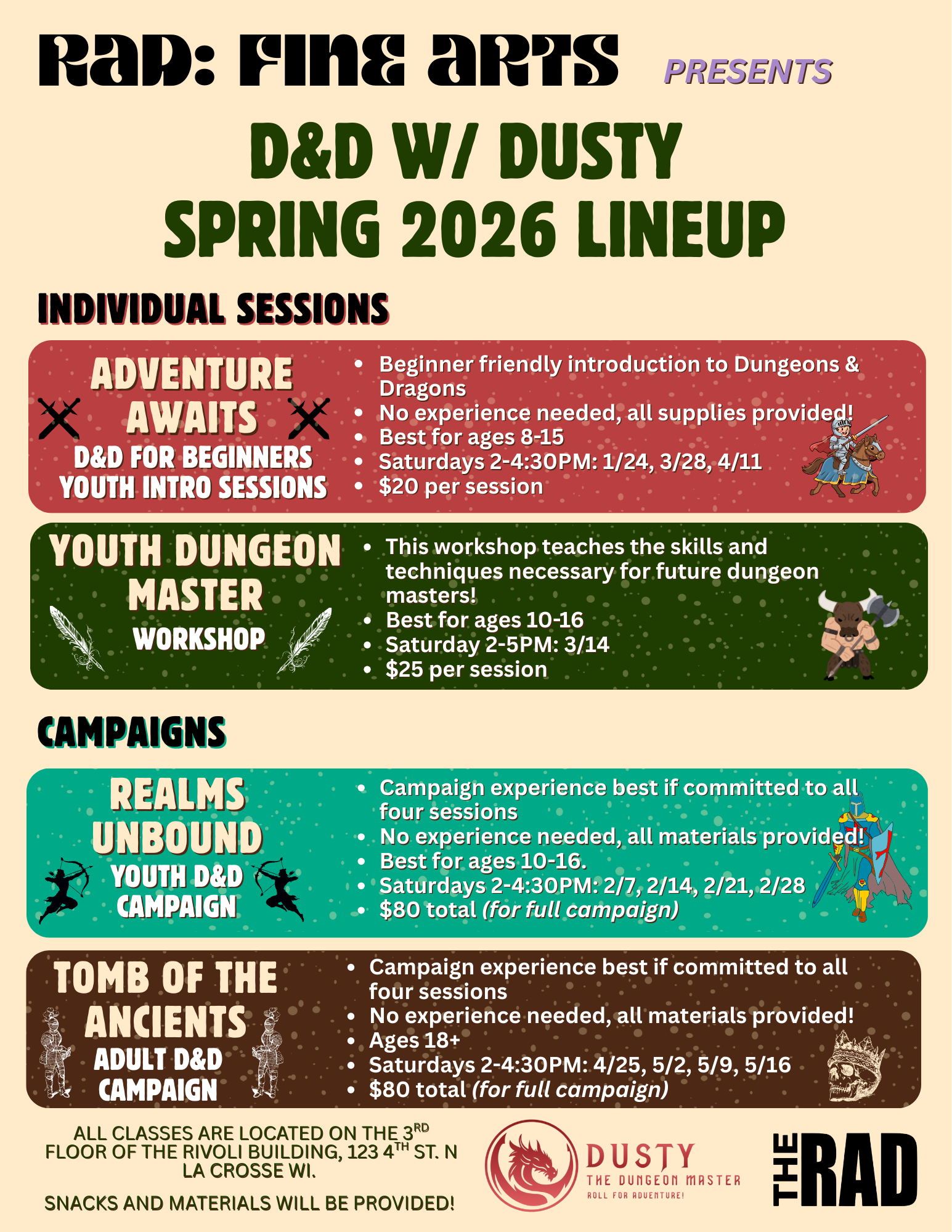 Campaign cover image for D&D w/ Dusty Spring Lineup