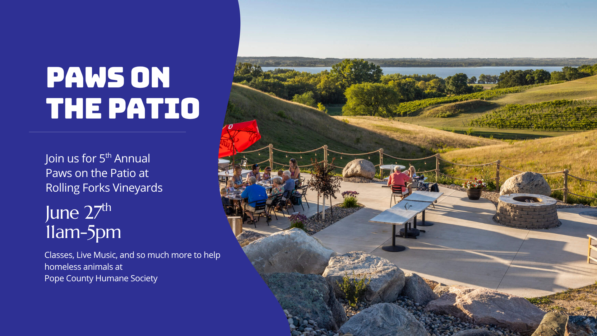 Campaign cover image for 5th Annual Paws on the Patio