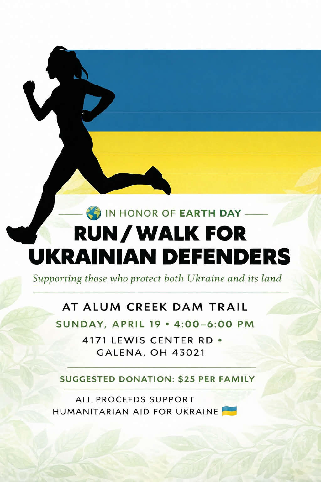 Campaign cover image for Run/Walk for Ukrainian Defenders!