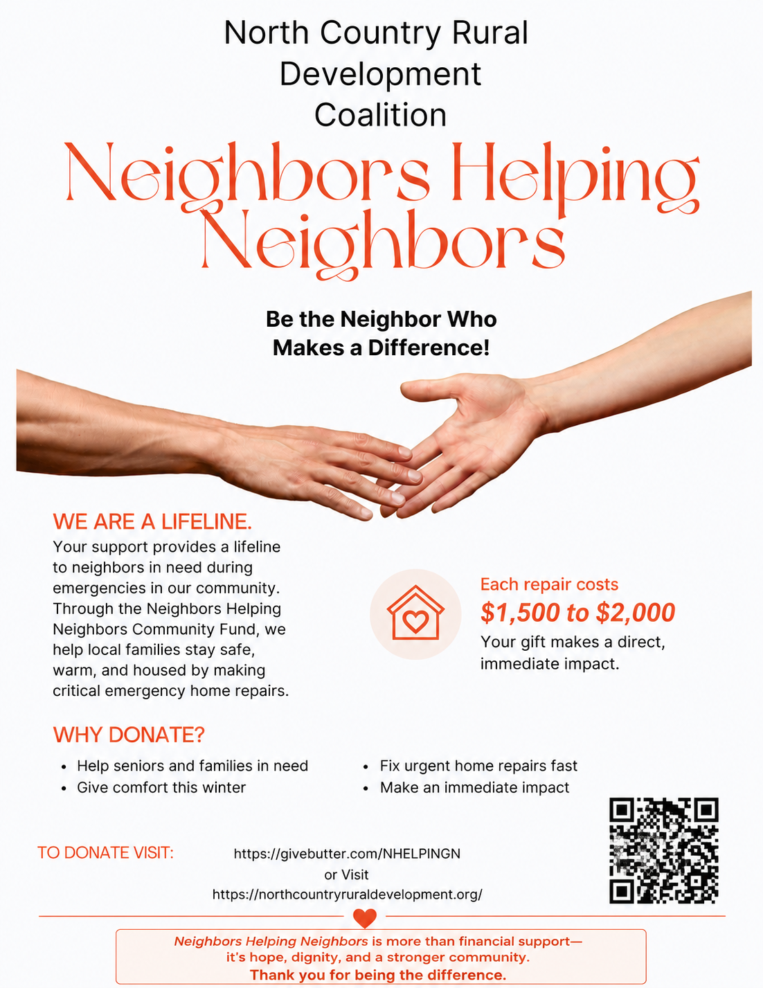 Campaign cover for Neighbors Helping Neighbors
