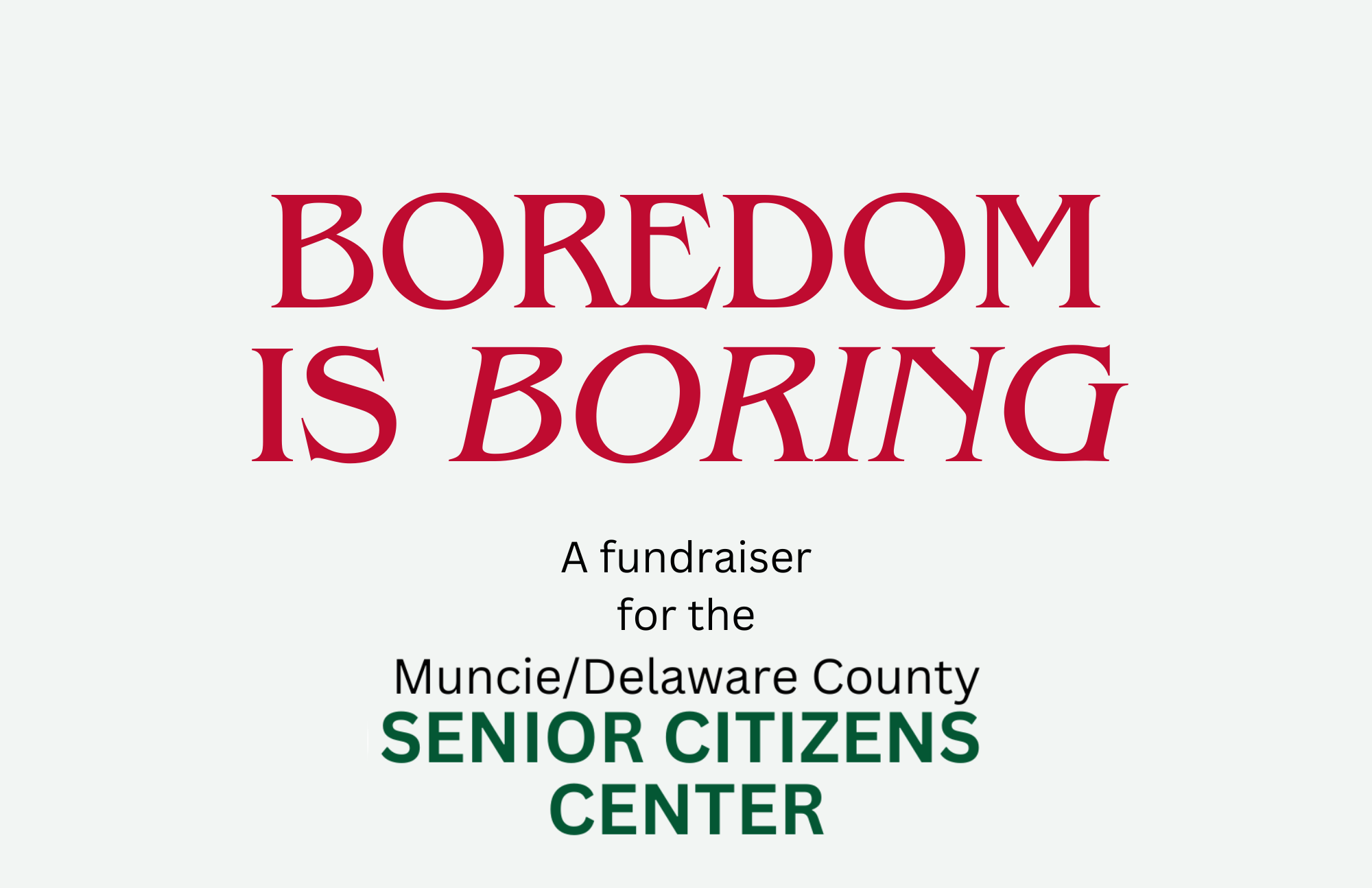 Campaign cover image for Boredom is Boring