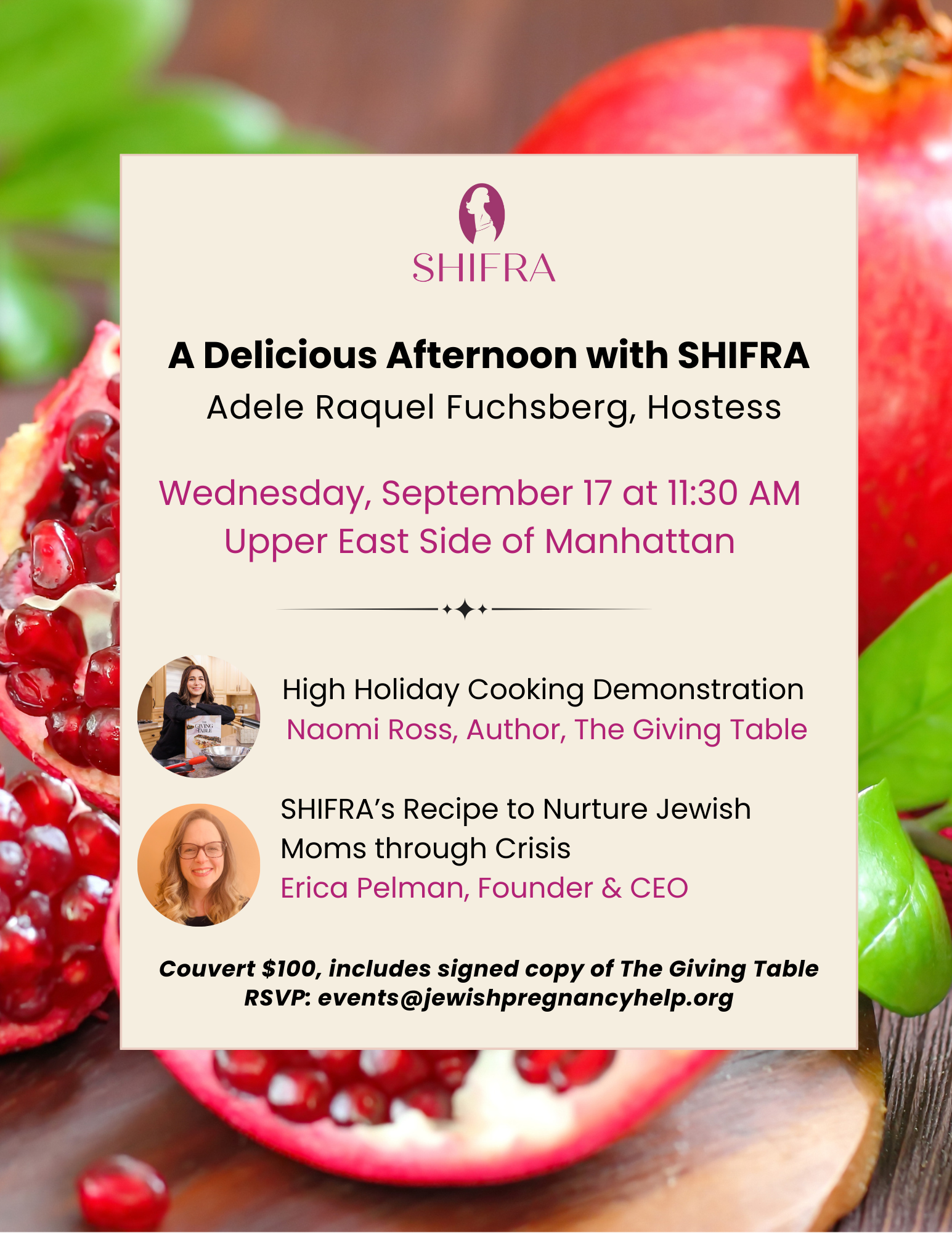 Campaign cover image for A Delicious Afternoon with SHIFRA in Manhattan
