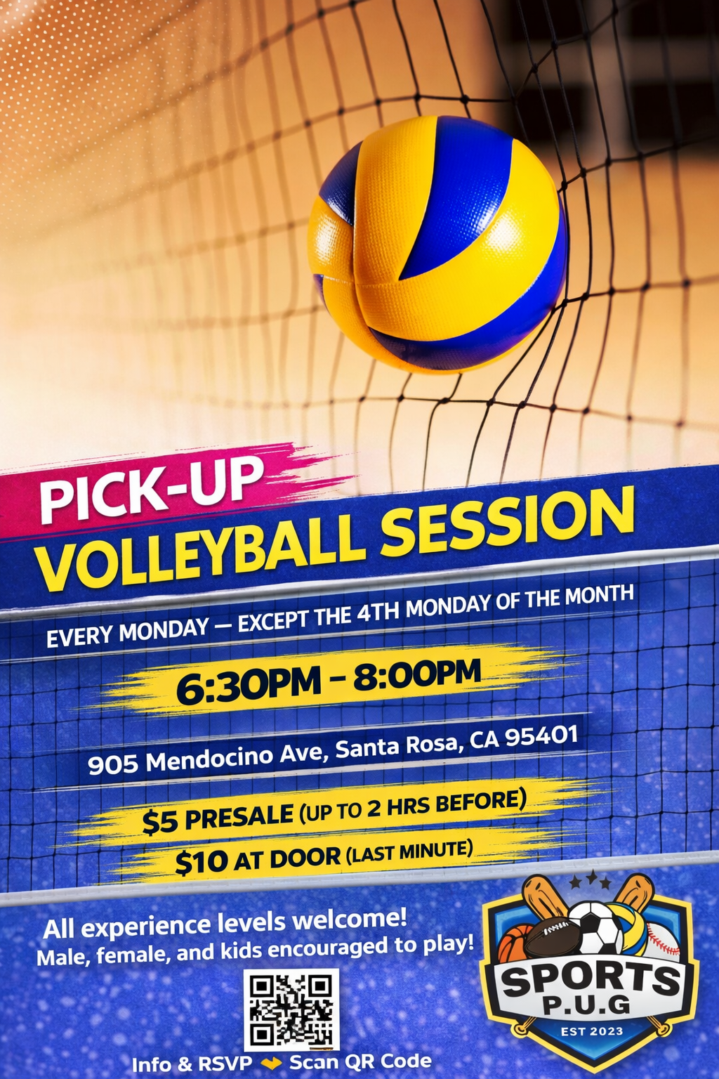 Campaign cover image for Volleyball session