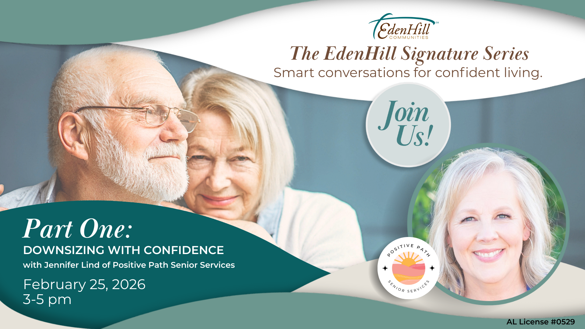 Campaign cover image for The EdenHill Signature Series: Downsizing with Confidence