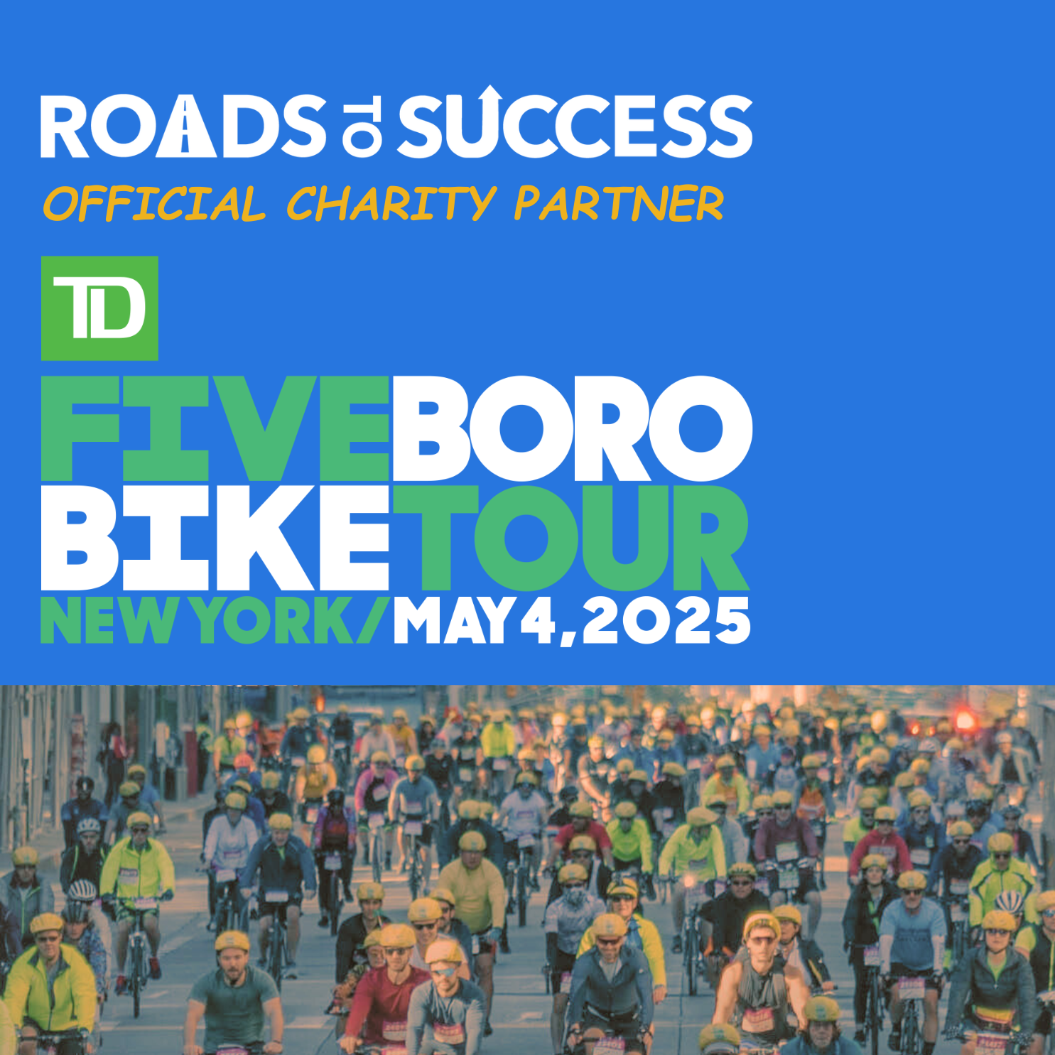 Campaign cover image for 2025 - TD Five Boro Bike Tour