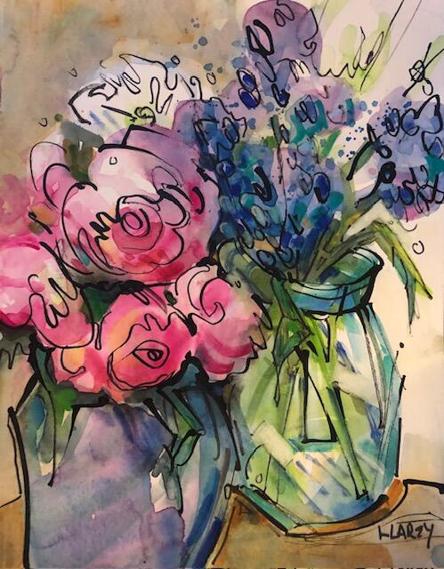 Campaign cover image for Watercolor Florals Workshop 4/18