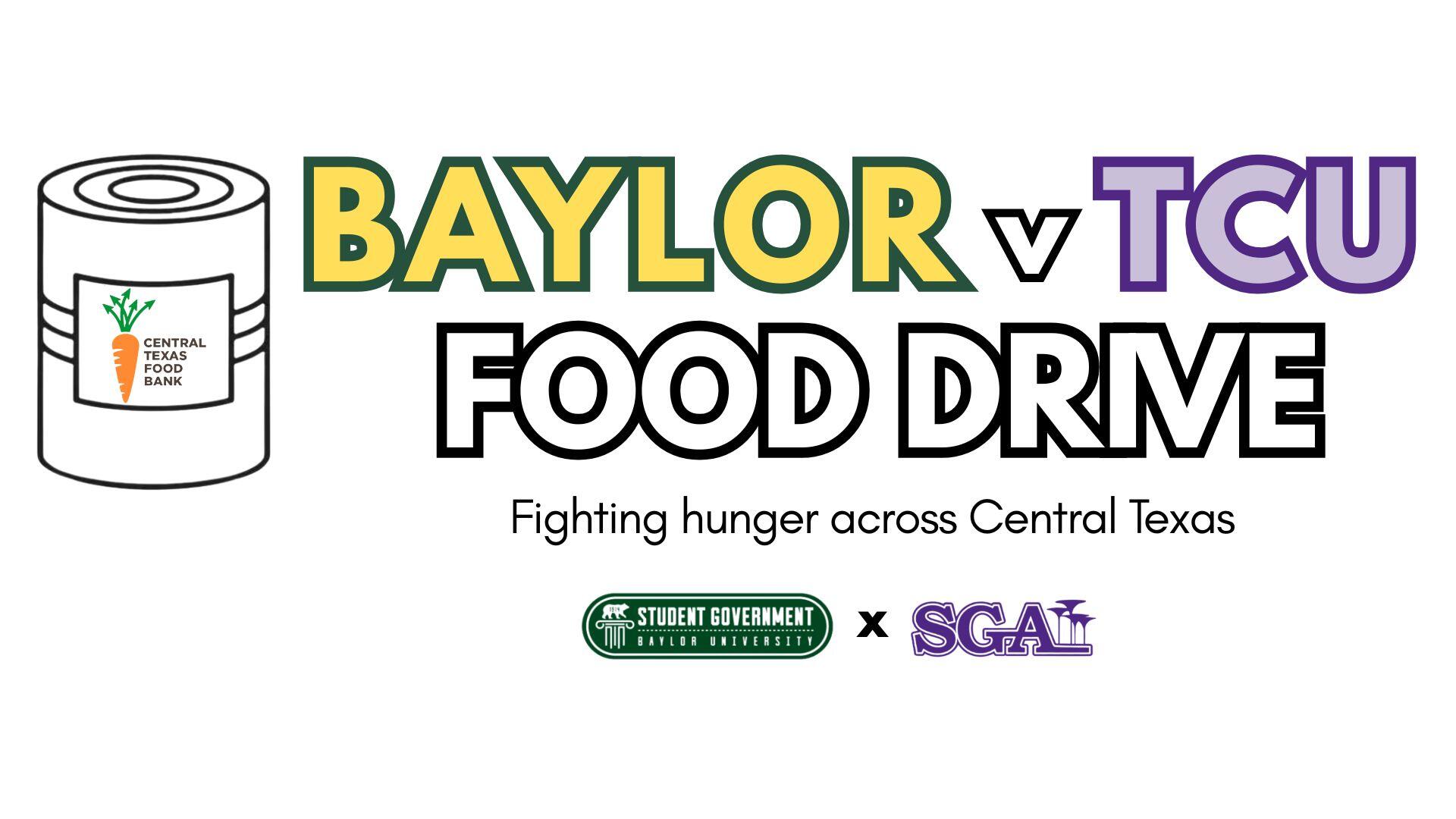 Campaign cover image for Baylor vs. TCU Supports the Central Texas Food Bank