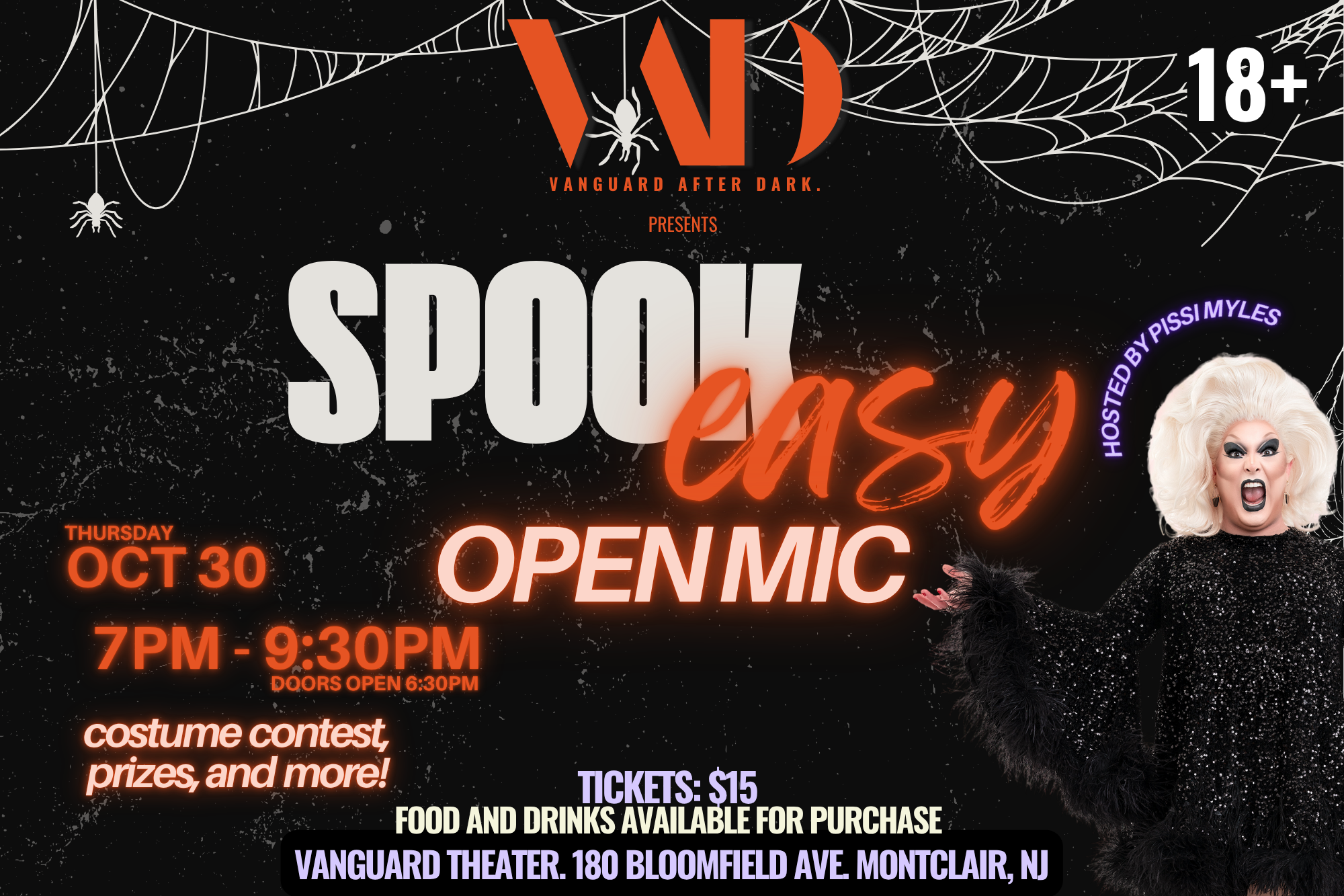 Campaign cover image for Vanguard After Dark Presents: Spook-easy Open Mic