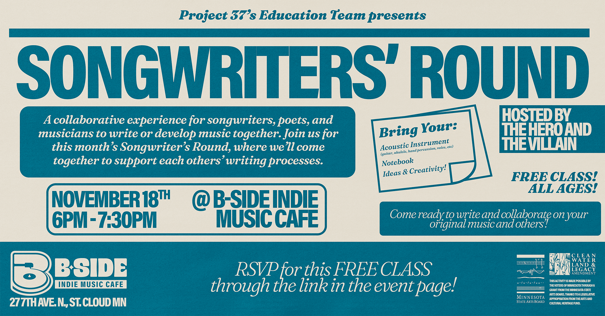 Campaign cover image for Songwriter's Round II