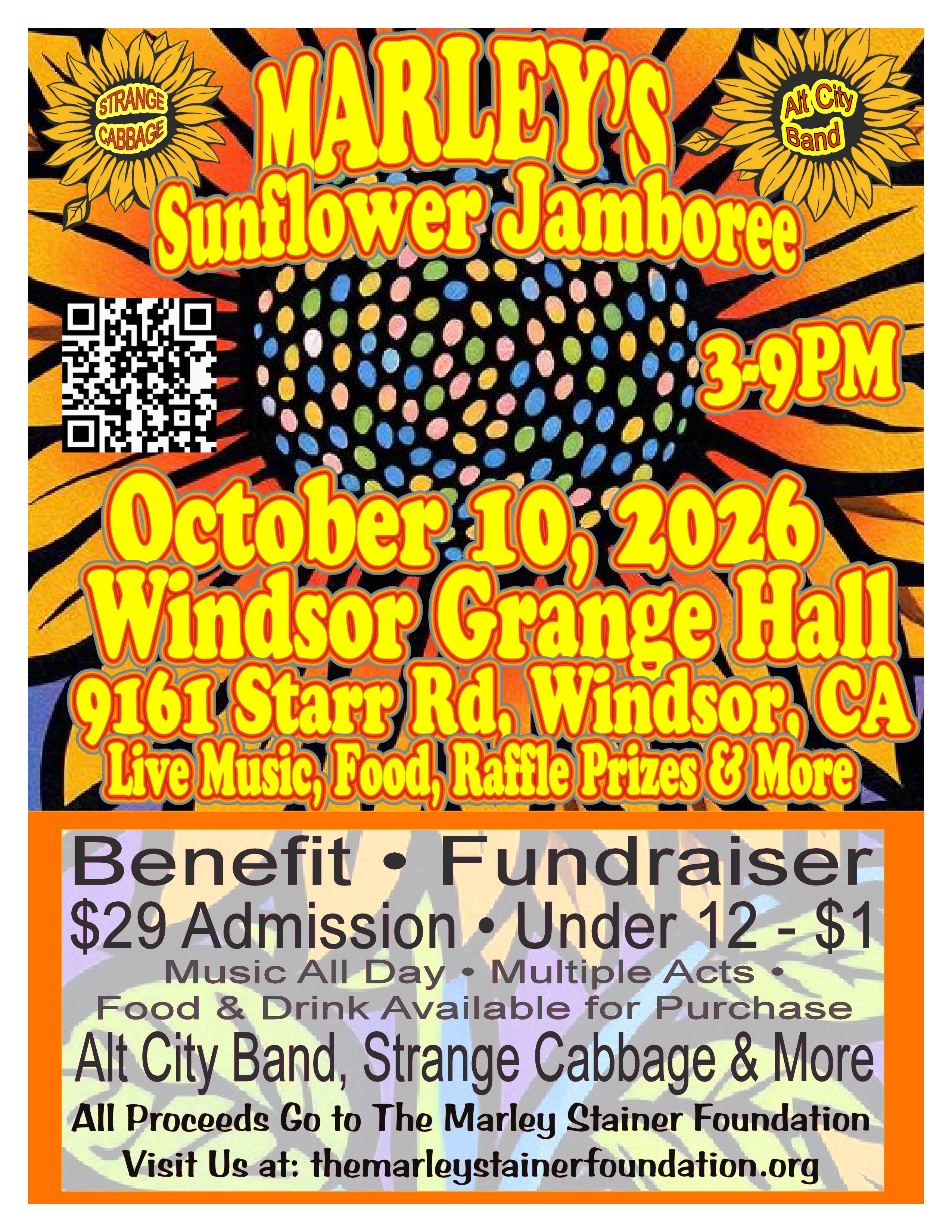 Campaign cover image for Marley's Sunflower Jamboree 2026