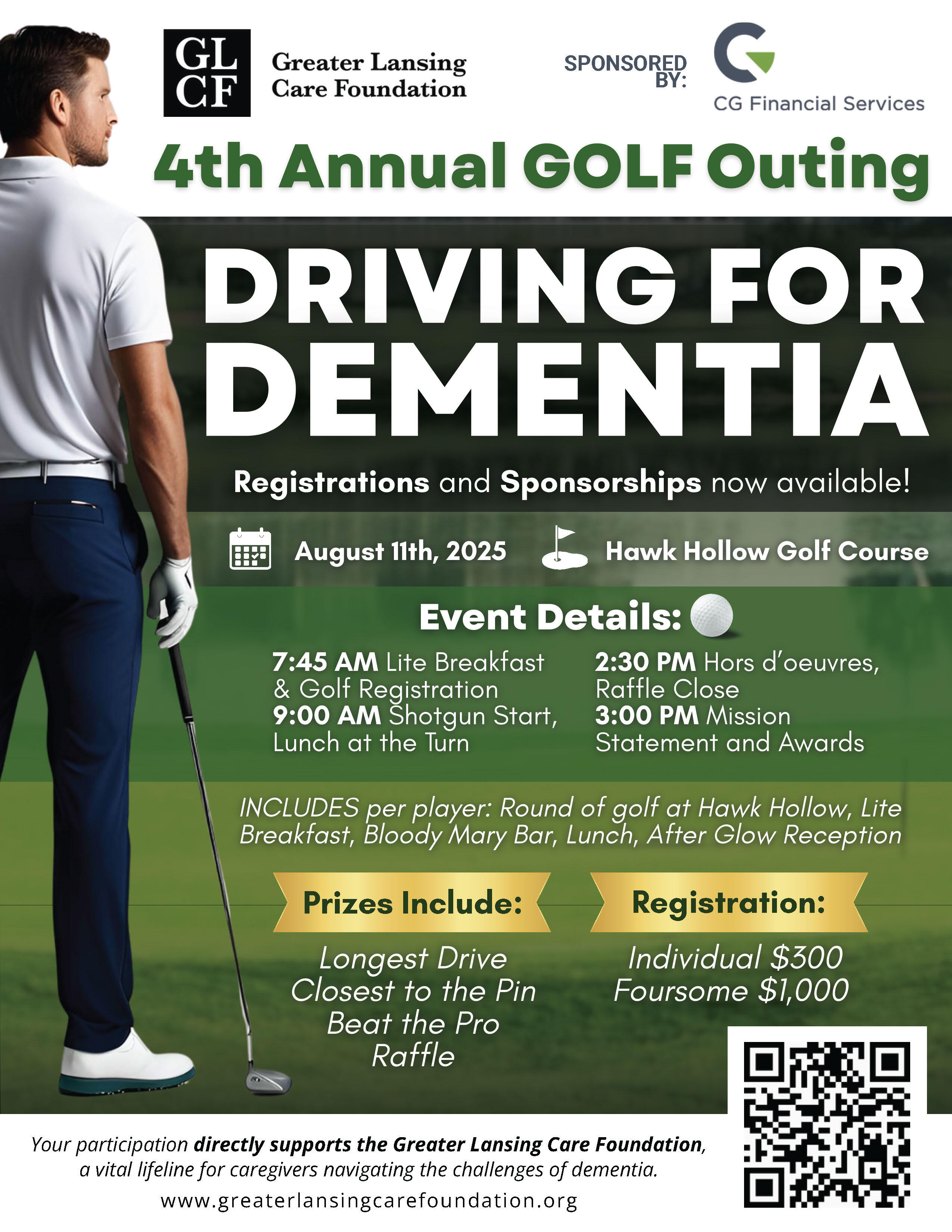 Campaign cover image for Driving  For Dementia Golf Outing