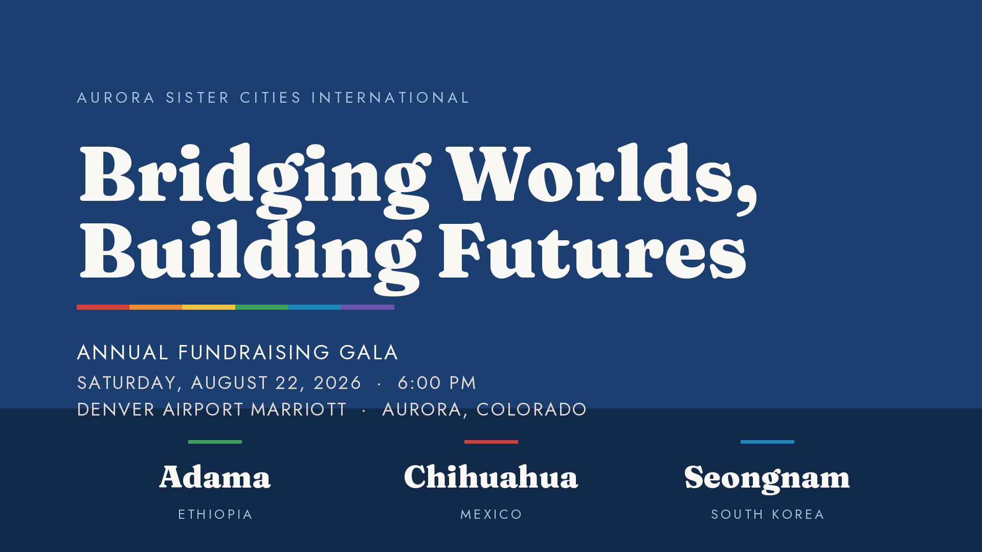 Campaign cover image for Bridging Worlds, Building Futures — Annual Fundraising Gala