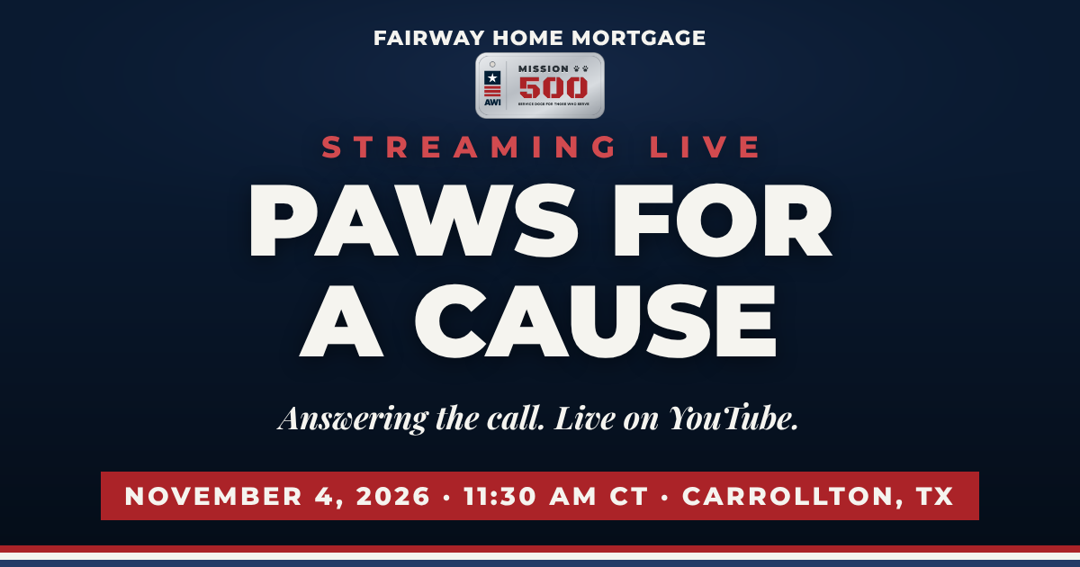 Campaign cover image for PAWS FOR A CAUSE: MISSION 500