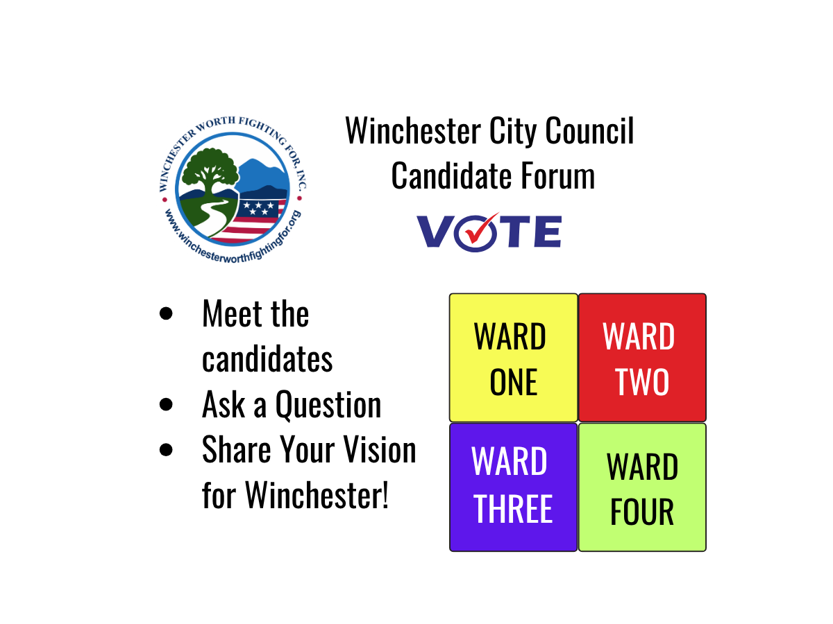 Campaign cover image for Winchester City Council Candidate Forum!