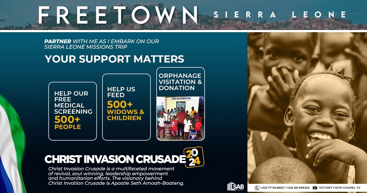 Campaign cover image for Christ Invasion Crusade - Sierra Leone