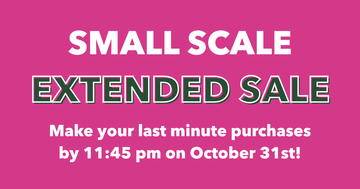 Campaign cover image for Extended Small Scale 2026 Sale