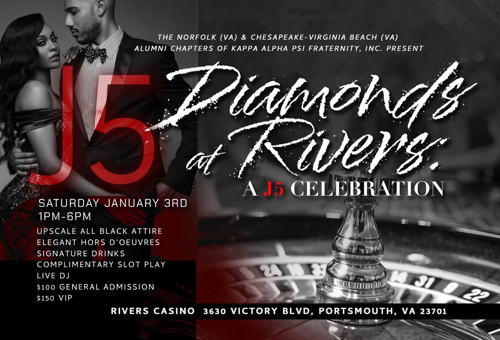 Campaign cover image for Diamonds at Rivers: A J5 Celebration