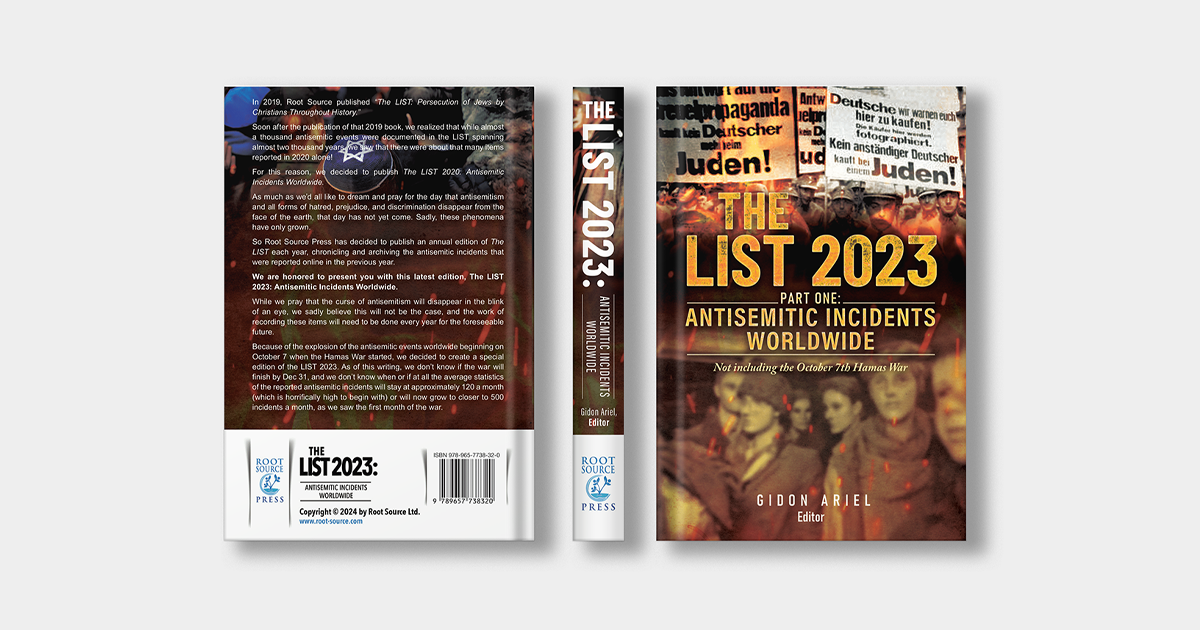 Campaign cover image for The LIST 2023 Part One: Antisemitic Incidents Worldwide Virtual Launch