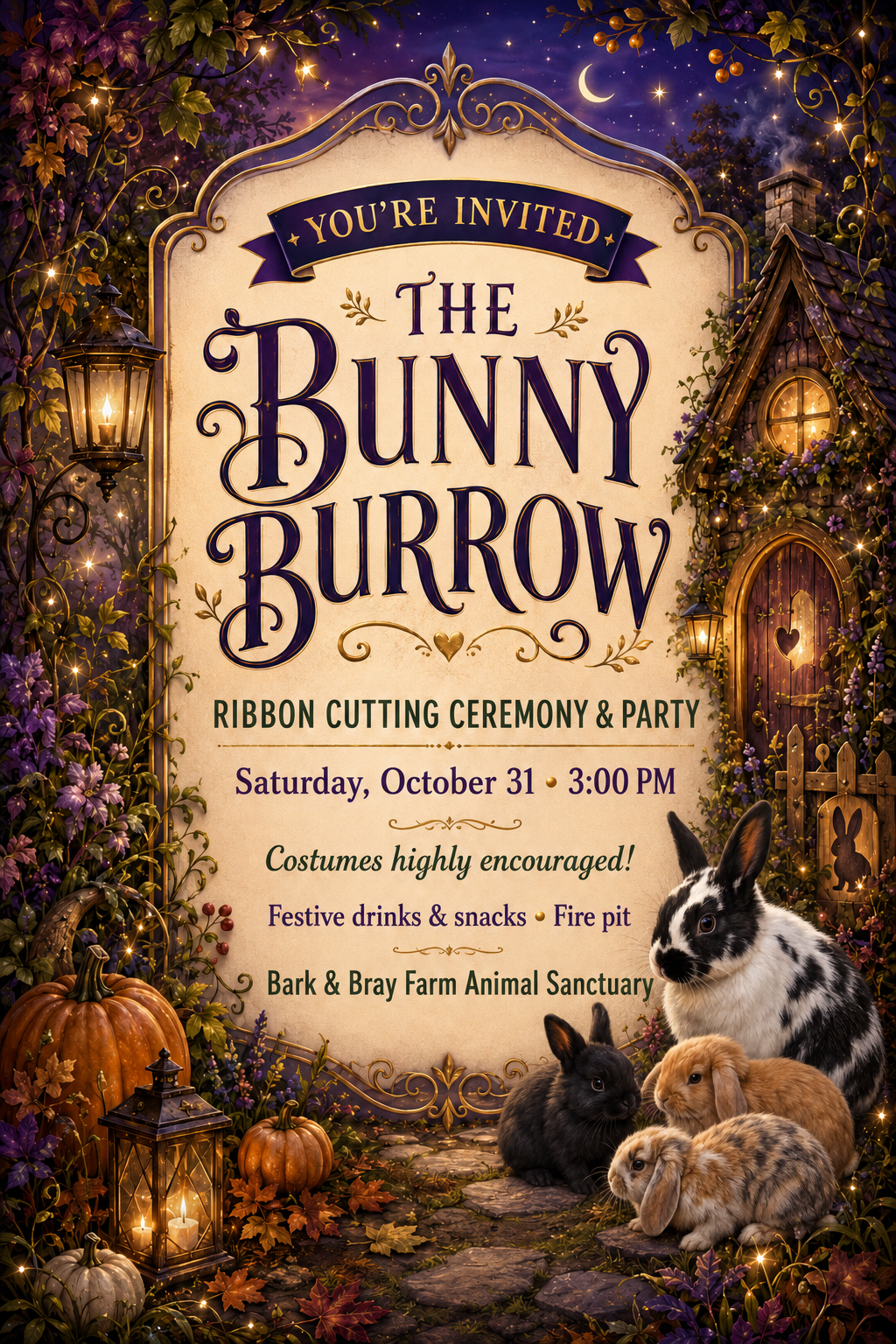 Campaign cover image for The Bunny Burrow Ribbon Cutting Party