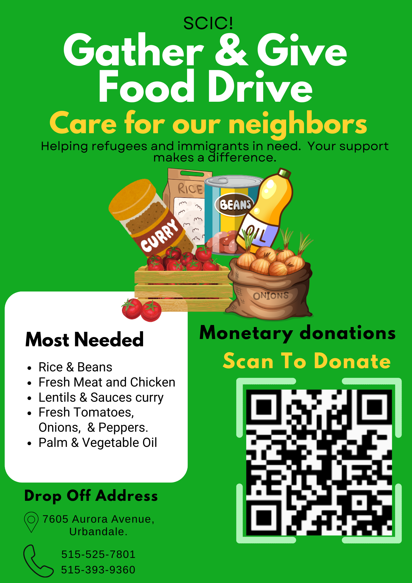 Campaign cover image for Gather & Give: Culturally Inclusive Food Drive