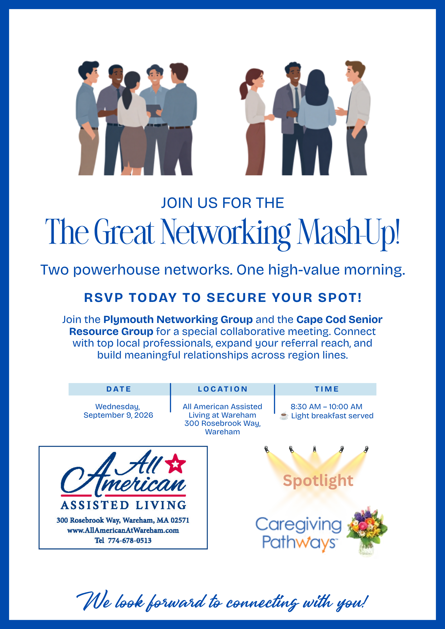 Campaign cover image for CCSRG (Combined MTG w/PNG) September 2026 Networking - 9/9, 8:30 - 10:00