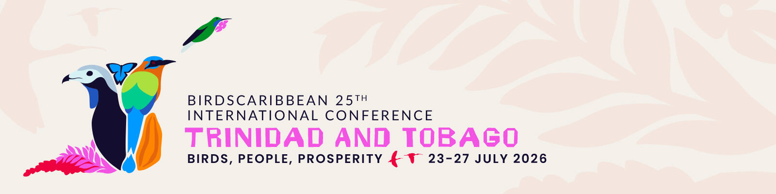 Campaign cover image for BirdsCaribbean 25th International Conference Registration Ticket Payment