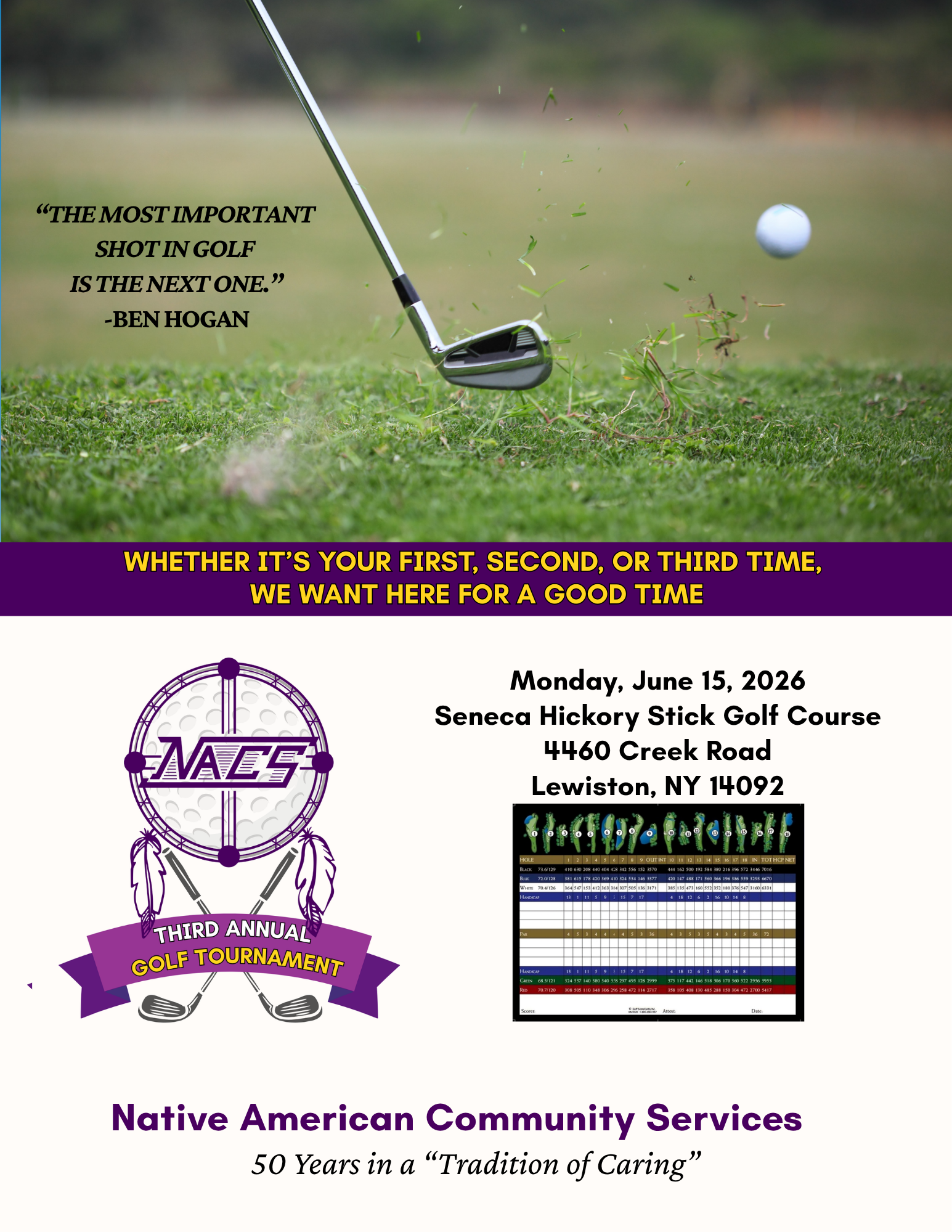 Campaign cover image for NACS Third Annual Golf Tournament: Golfer Registration