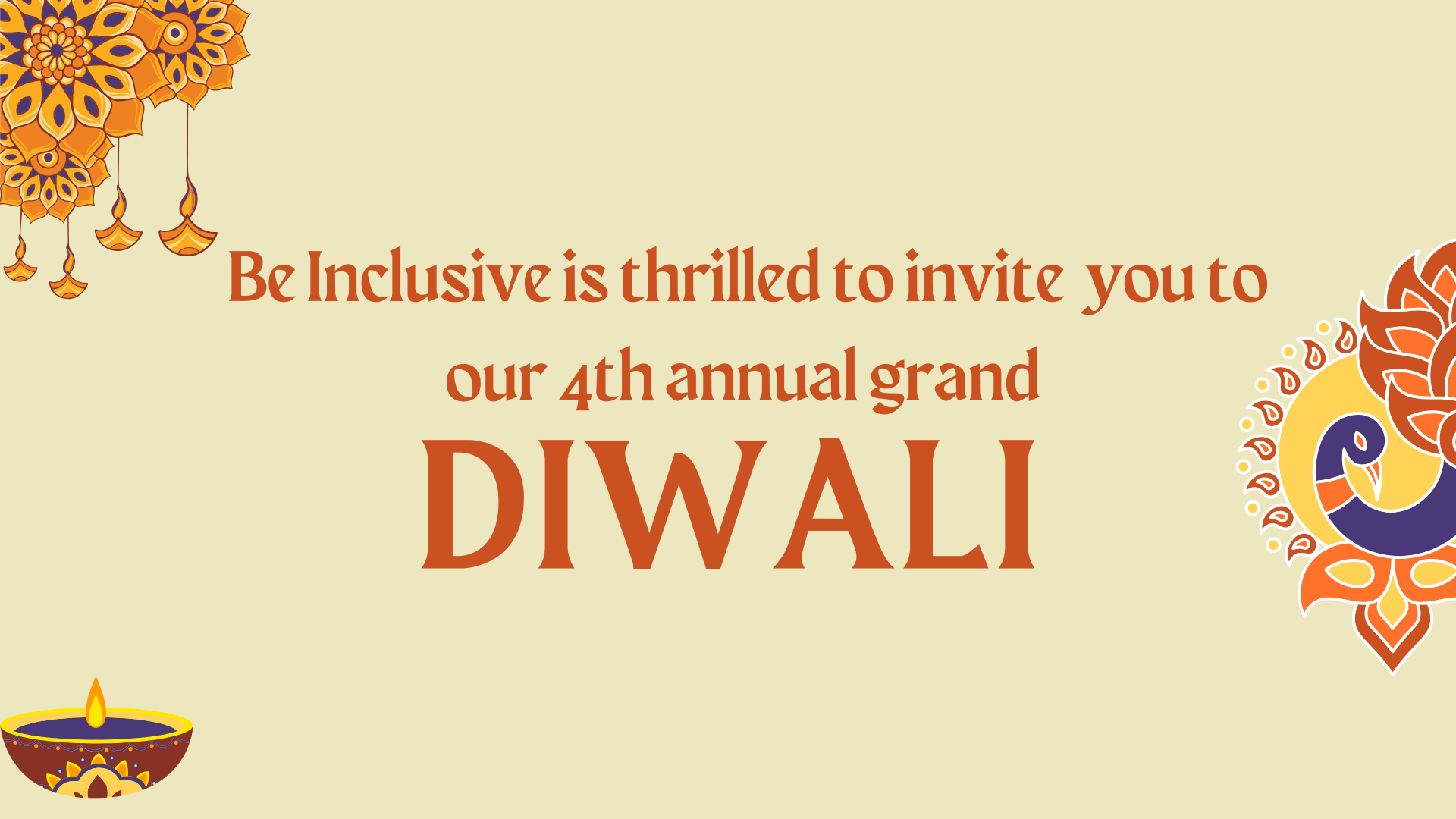 Campaign cover image for Be Inclusive's Diwali Celebration 2024