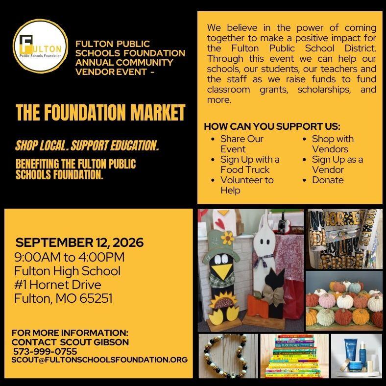 Campaign cover image for FPSF 2026 Community Vendor Event