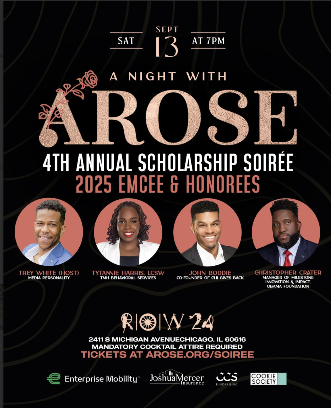 Campaign cover image for 2025 AROSE Scholarship Soiree