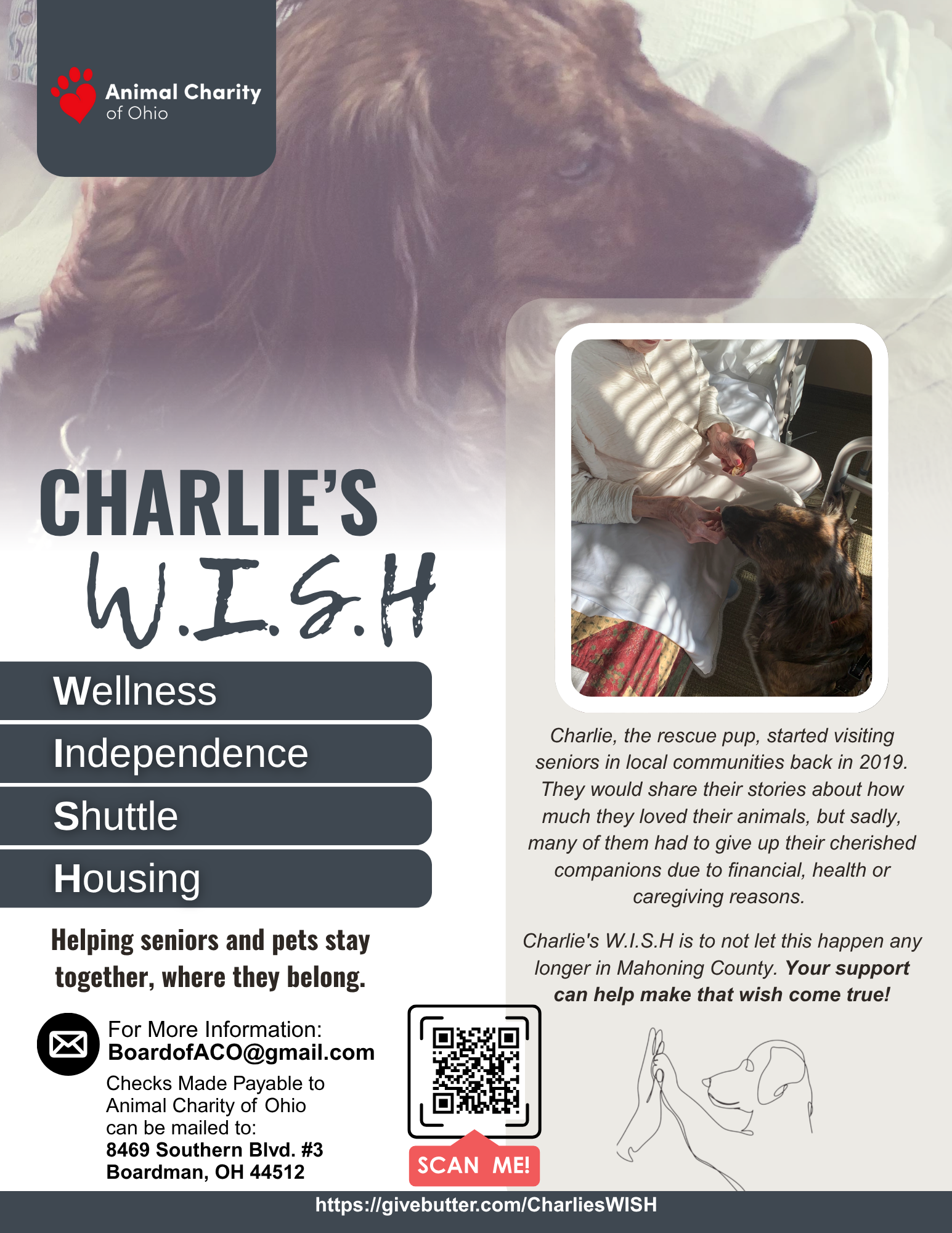 Campaign cover image for Charlie's W.I.S.H. Program