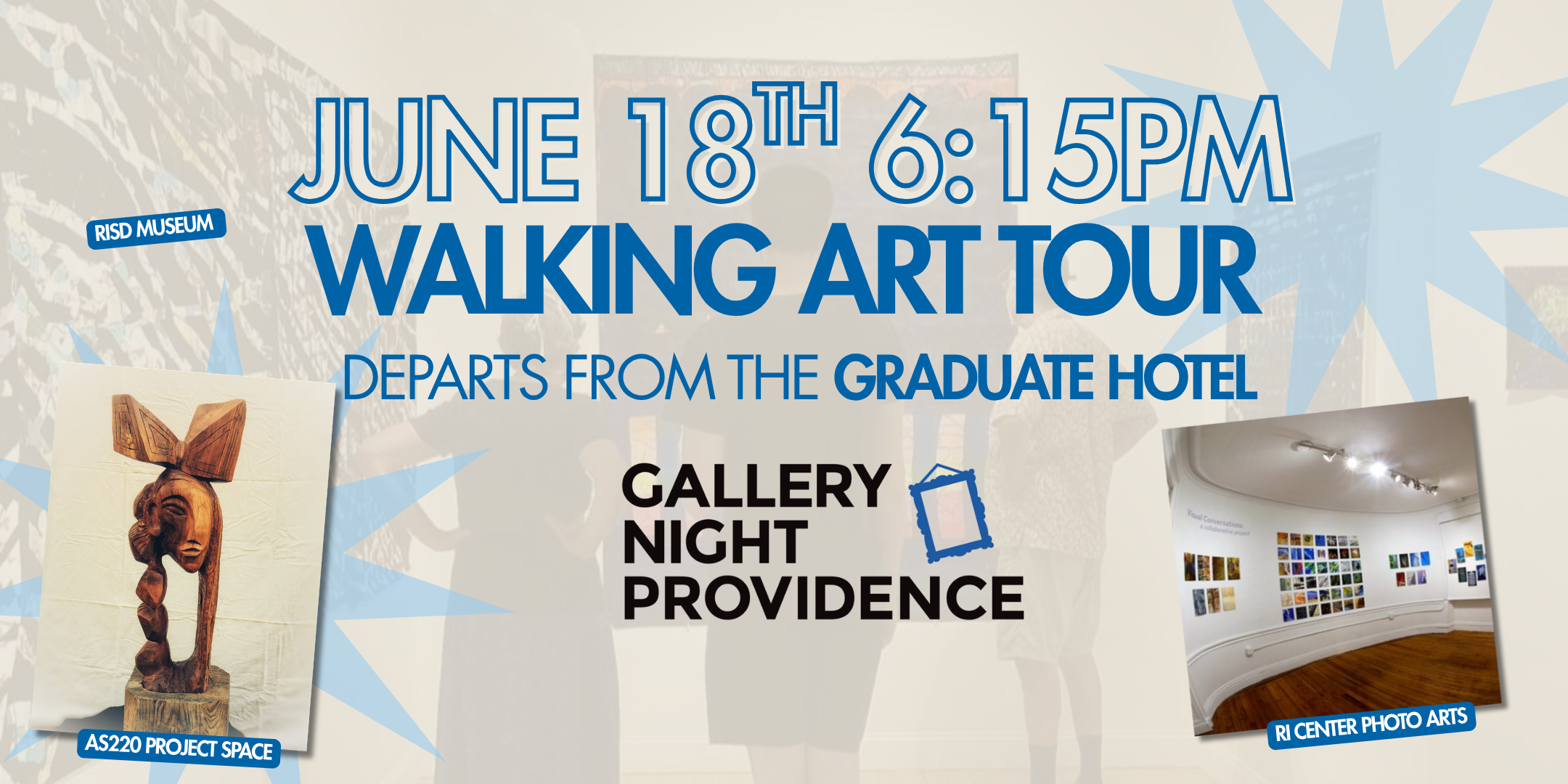 Campaign cover image for Gallery Night 2026 - June 18 6:15pm Walking Tour